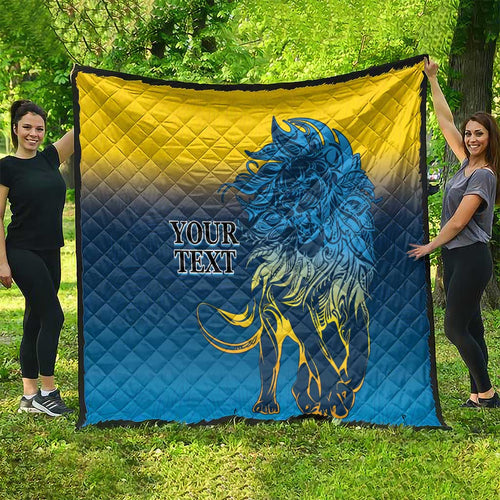 Custom Sri Lanka Cricket Quilt With Simple Lions Version