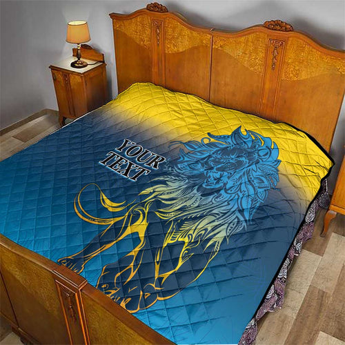 Custom Sri Lanka Cricket Quilt With Simple Lions Version