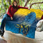 Custom Sri Lanka Cricket Quilt With Simple Lions Version