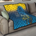 Custom Sri Lanka Cricket Quilt With Simple Lions Version