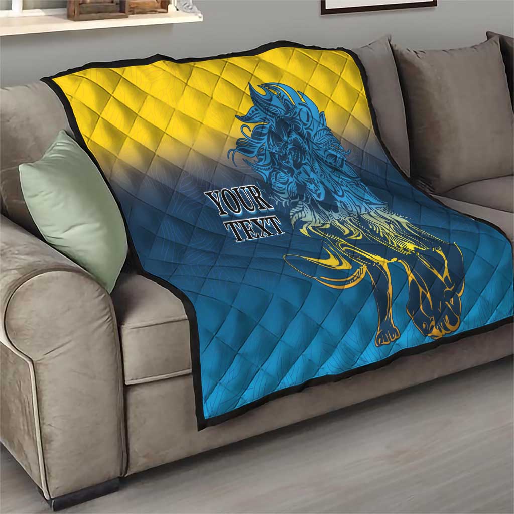Custom Sri Lanka Cricket Quilt With Simple Lions Version