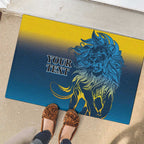 Custom Sri Lanka Cricket Rubber Doormat With Simple Lions Version