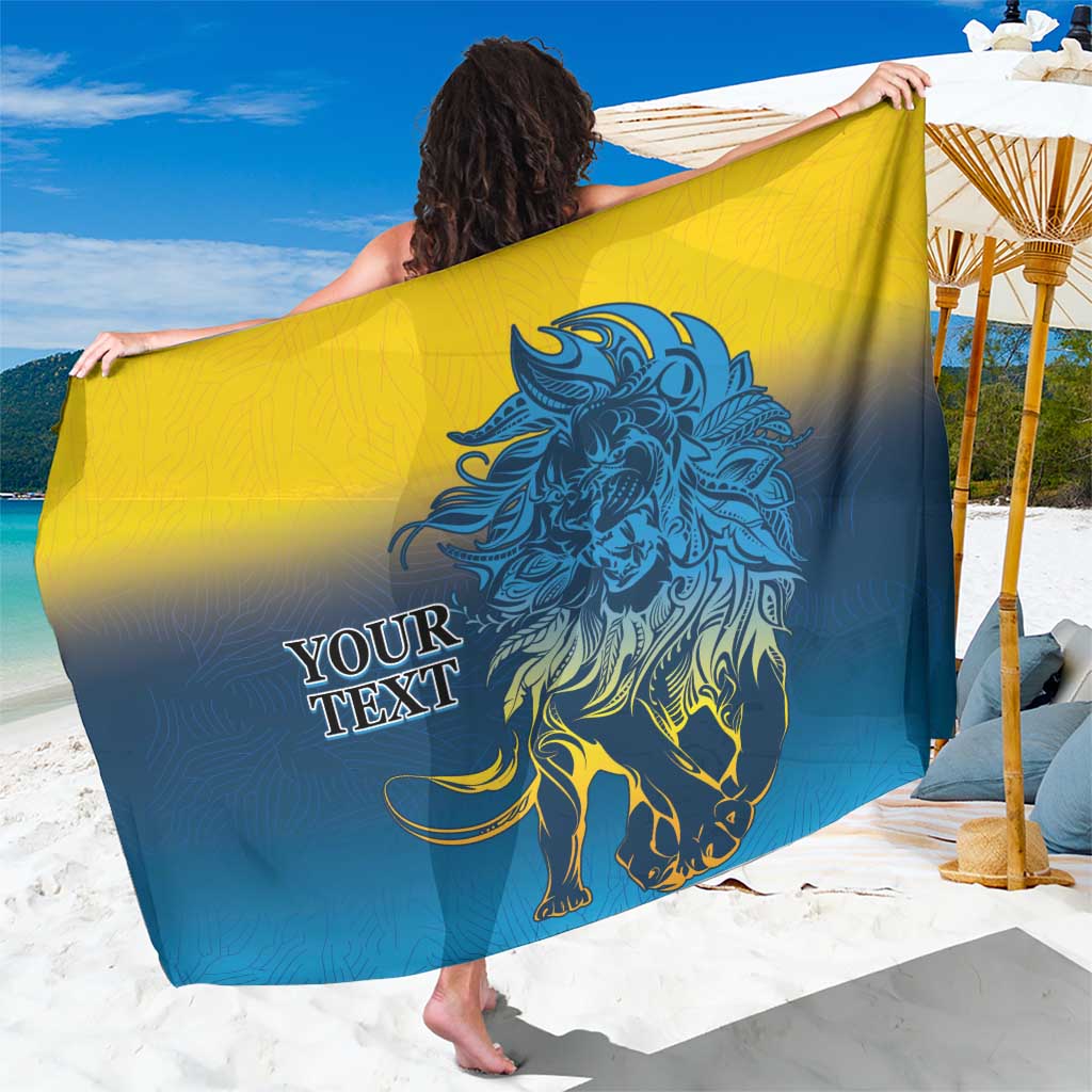 Custom Sri Lanka Cricket Sarong With Simple Lions Version