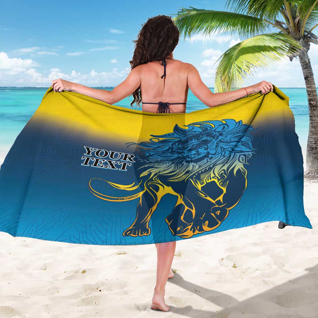 Custom Sri Lanka Cricket Sarong With Simple Lions Version