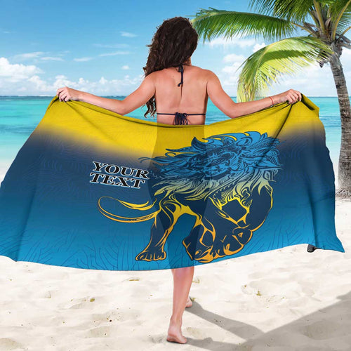 Custom Sri Lanka Cricket Sarong With Simple Lions Version
