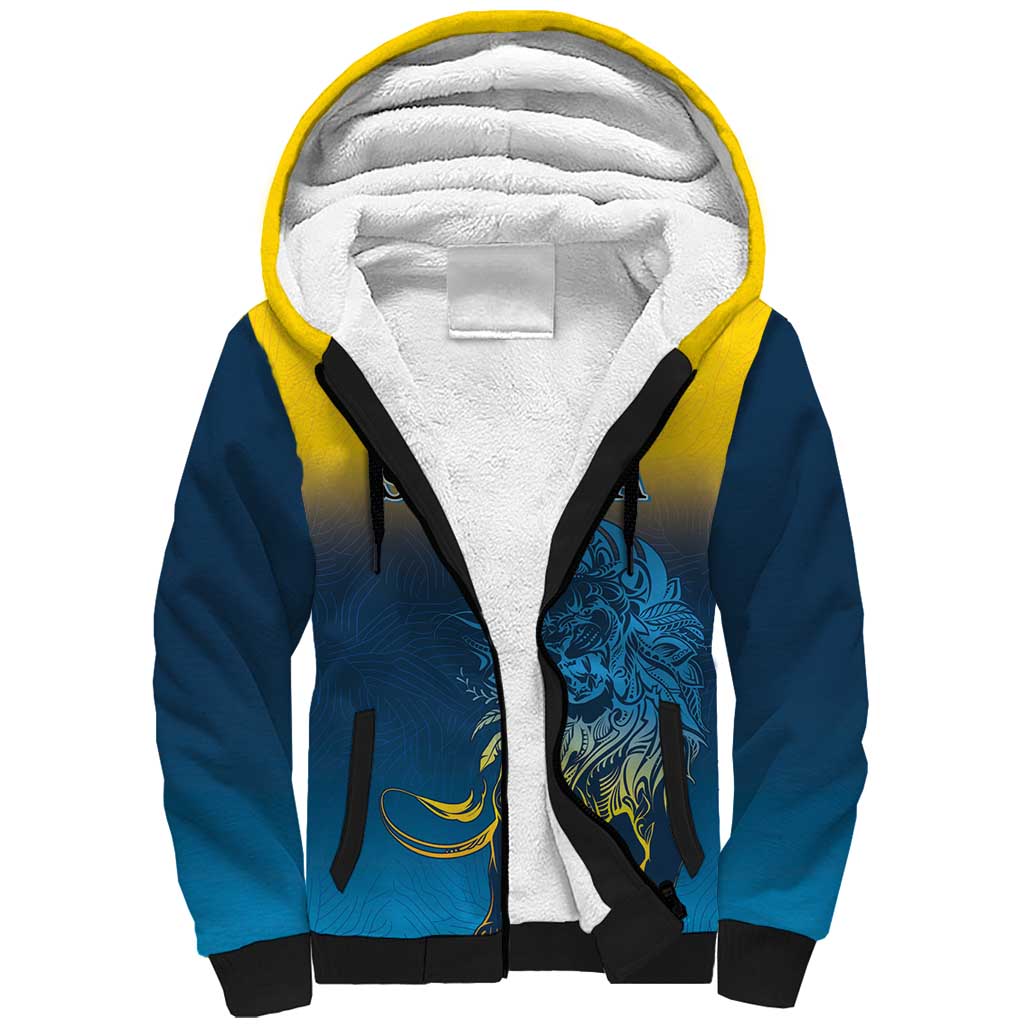 Custom Sri Lanka Cricket Sherpa Hoodie With Simple Lions Version