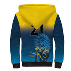 Custom Sri Lanka Cricket Sherpa Hoodie With Simple Lions Version