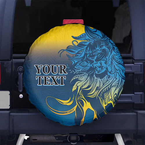 Custom Sri Lanka Cricket Spare Tire Cover With Simple Lions Version