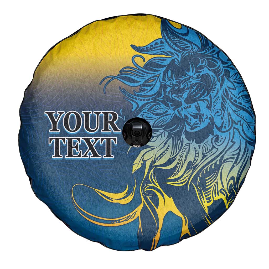 Custom Sri Lanka Cricket Spare Tire Cover With Simple Lions Version