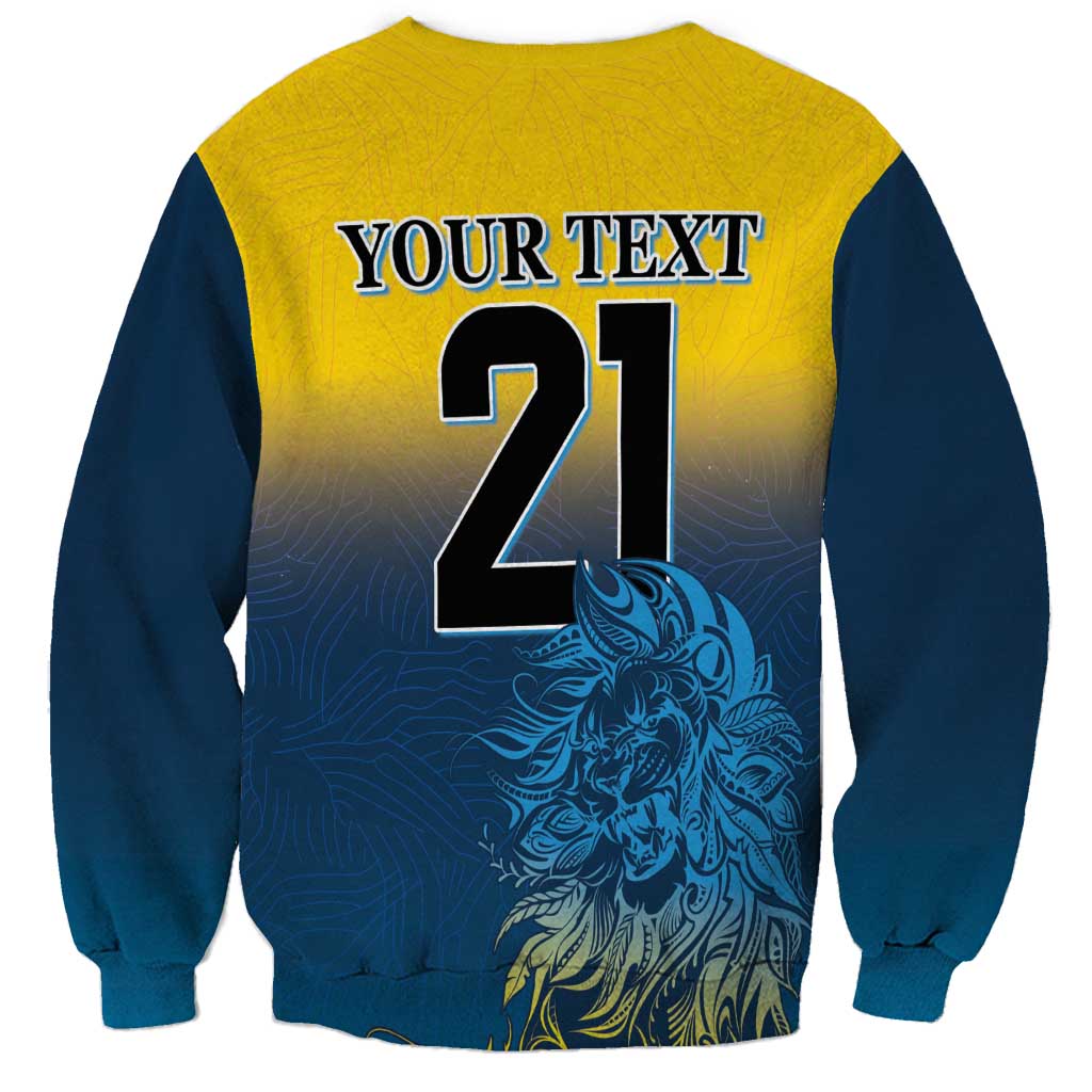 Custom Sri Lanka Cricket Sweatshirt With Simple Lions Version