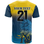 Custom Sri Lanka Cricket T Shirt With Simple Lions Version