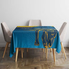 Custom Sri Lanka Cricket Tablecloth With Simple Lions Version