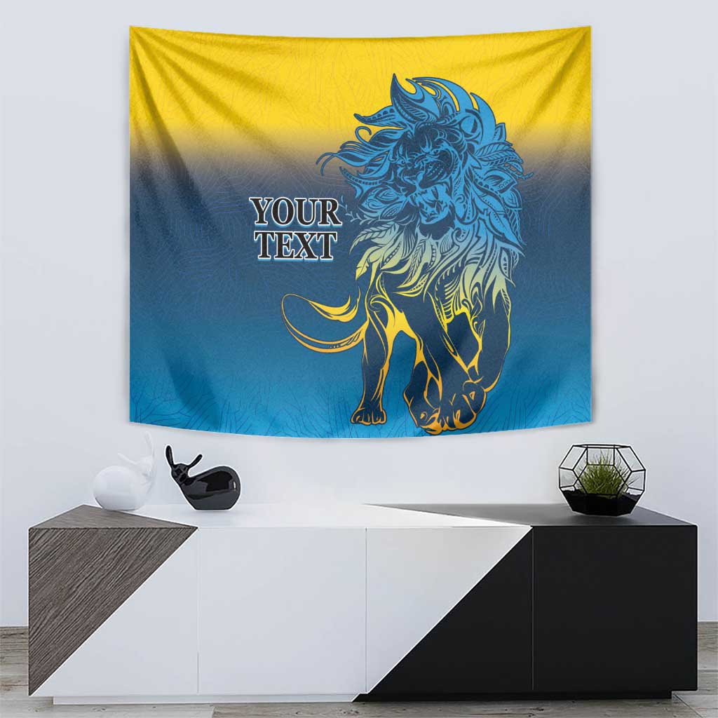 Custom Sri Lanka Cricket Tapestry With Simple Lions Version