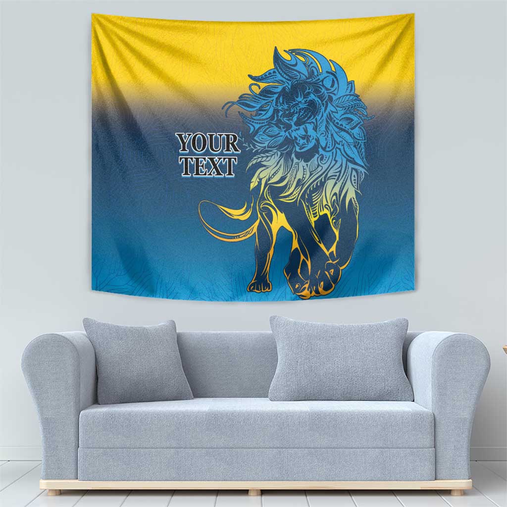 Custom Sri Lanka Cricket Tapestry With Simple Lions Version