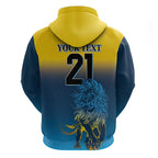 Custom Sri Lanka Cricket Zip Hoodie With Simple Lions Version