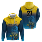 Custom Sri Lanka Cricket Zip Hoodie With Simple Lions Version