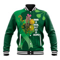 Mental Health Awareness Personalised Baseball Jacket Pain Real But So Is Hope
