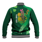 Mental Health Awareness Personalised Baseball Jacket Pain Real But So Is Hope