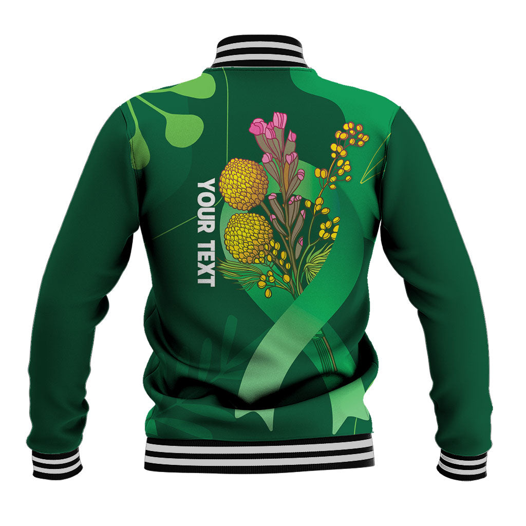 Mental Health Awareness Personalised Baseball Jacket Pain Real But So Is Hope