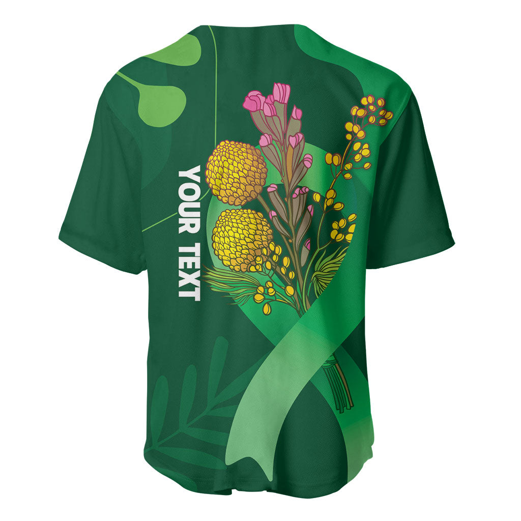 Mental Health Awareness Personalised Baseball Jersey Pain Real But So Is Hope