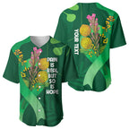 Mental Health Awareness Personalised Baseball Jersey Pain Real But So Is Hope