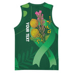 Mental Health Awareness Personalised Basketball Jersey Pain Real But So Is Hope