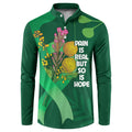 Mental Health Awareness Personalised Button Sweatshirt Pain Real But So Is Hope