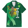Mental Health Awareness Personalised Hawaiian Shirt Pain Real But So Is Hope