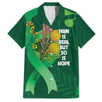 Mental Health Awareness Personalised Hawaiian Shirt Pain Real But So Is Hope