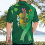 Mental Health Awareness Personalised Hawaiian Shirt Pain Real But So Is Hope