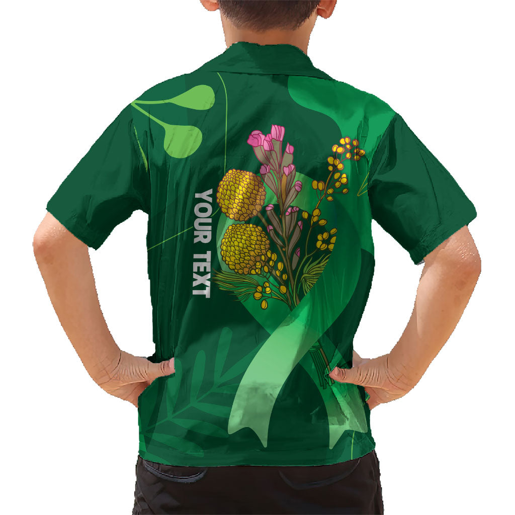 Mental Health Awareness Personalised Kid Hawaiian Shirt Pain Real But So Is Hope