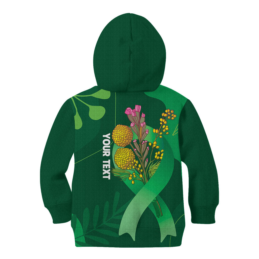 Mental Health Awareness Personalised Kid Hoodie Pain Real But So Is Hope