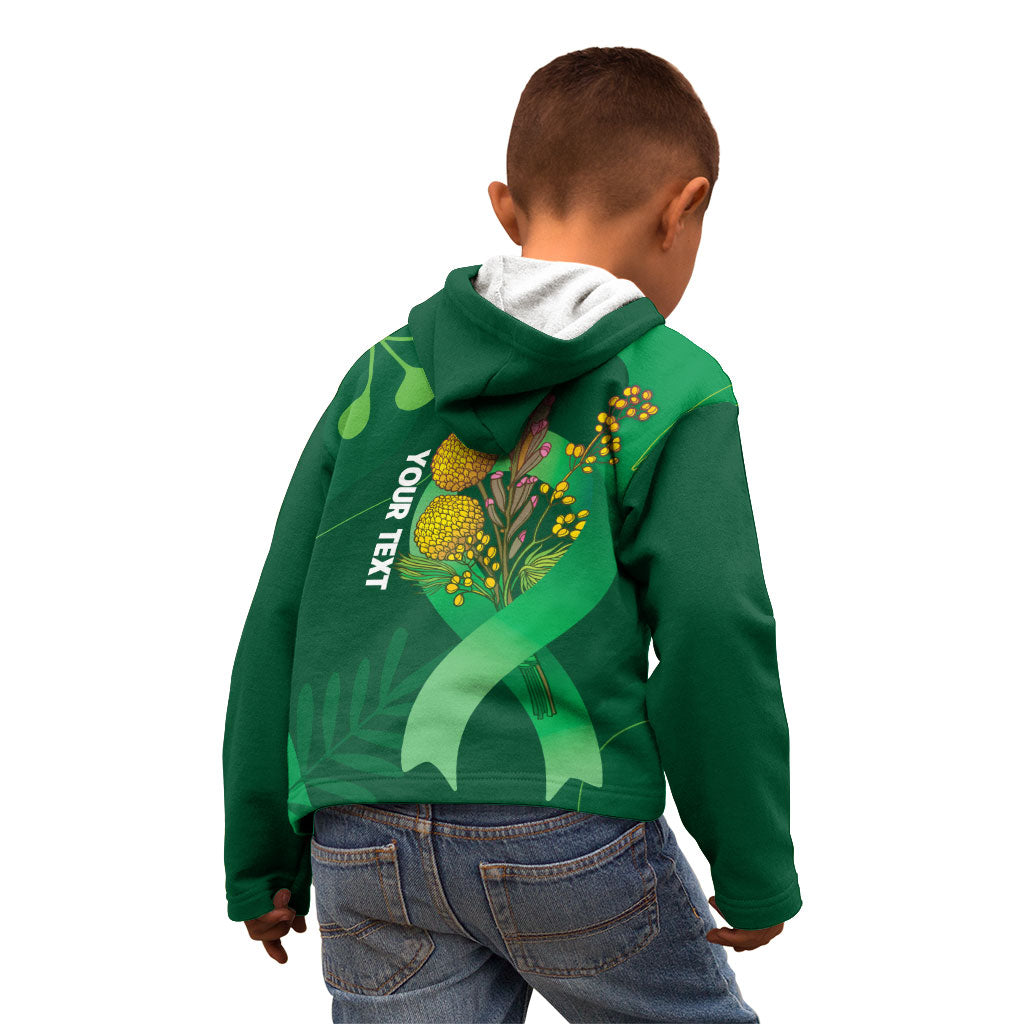 Mental Health Awareness Personalised Kid Hoodie Pain Real But So Is Hope
