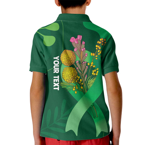 Mental Health Awareness Personalised Kid Polo Shirt Pain Real But So Is Hope