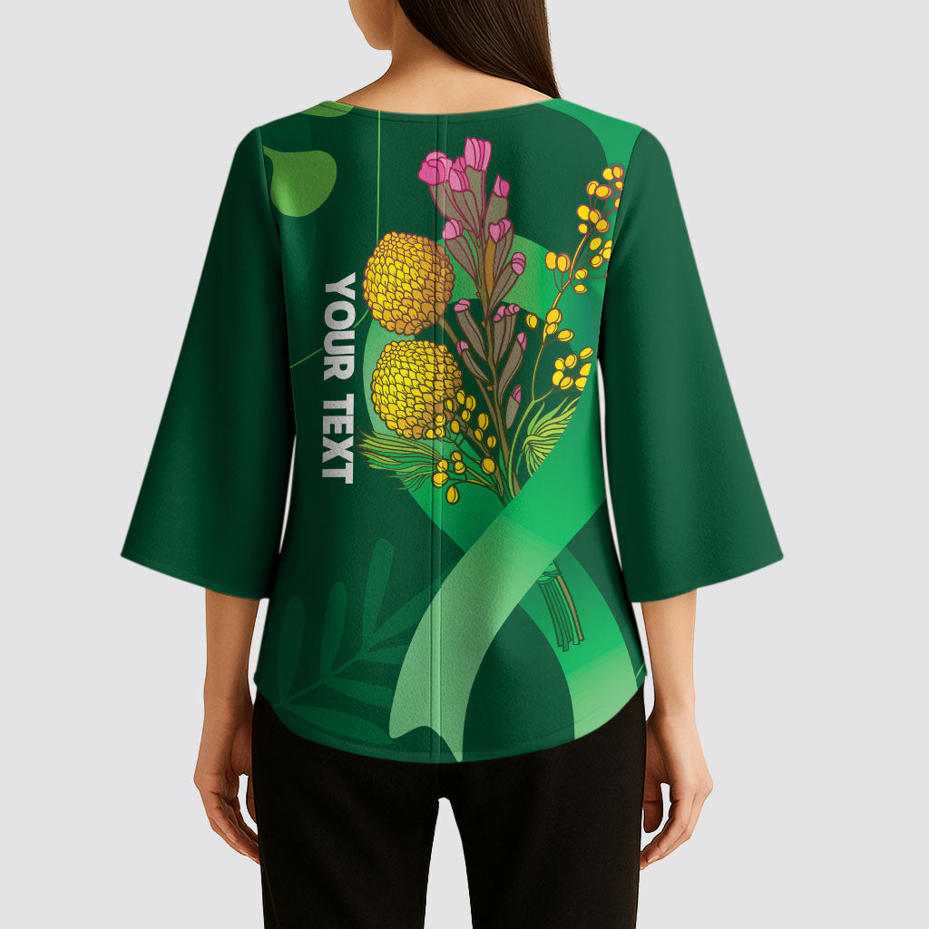 Mental Health Awareness Personalised Kimono Sleeve Blouse Pain Real But So Is Hope