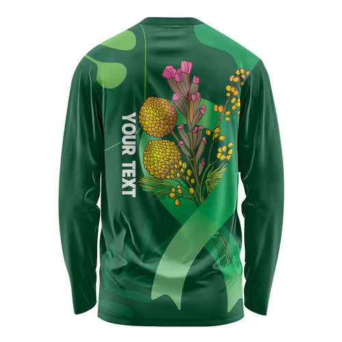 Mental Health Awareness Personalised Long Sleeve Shirt Pain Real But So Is Hope