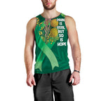 Mental Health Awareness Personalised Men Tank Top Pain Real But So Is Hope