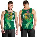 Mental Health Awareness Personalised Men Tank Top Pain Real But So Is Hope