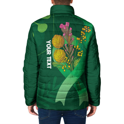 Mental Health Awareness Personalised Padded Jacket Pain Real But So Is Hope