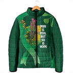 Mental Health Awareness Personalised Padded Jacket Pain Real But So Is Hope