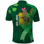 Mental Health Awareness Personalised Polo Shirt Pain Real But So Is Hope