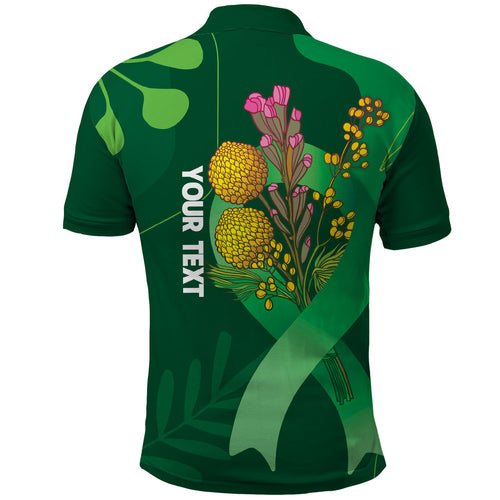 Mental Health Awareness Personalised Polo Shirt Pain Real But So Is Hope