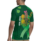 Mental Health Awareness Personalised Rugby Jersey Pain Real But So Is Hope
