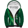 Mental Health Awareness Personalised Sherpa Hoodie Pain Real But So Is Hope