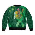Mental Health Awareness Personalised Sleeve Zip Bomber Jacket Pain Real But So Is Hope