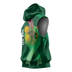 Mental Health Awareness Personalised Sleeveless Hoodie Pain Real But So Is Hope