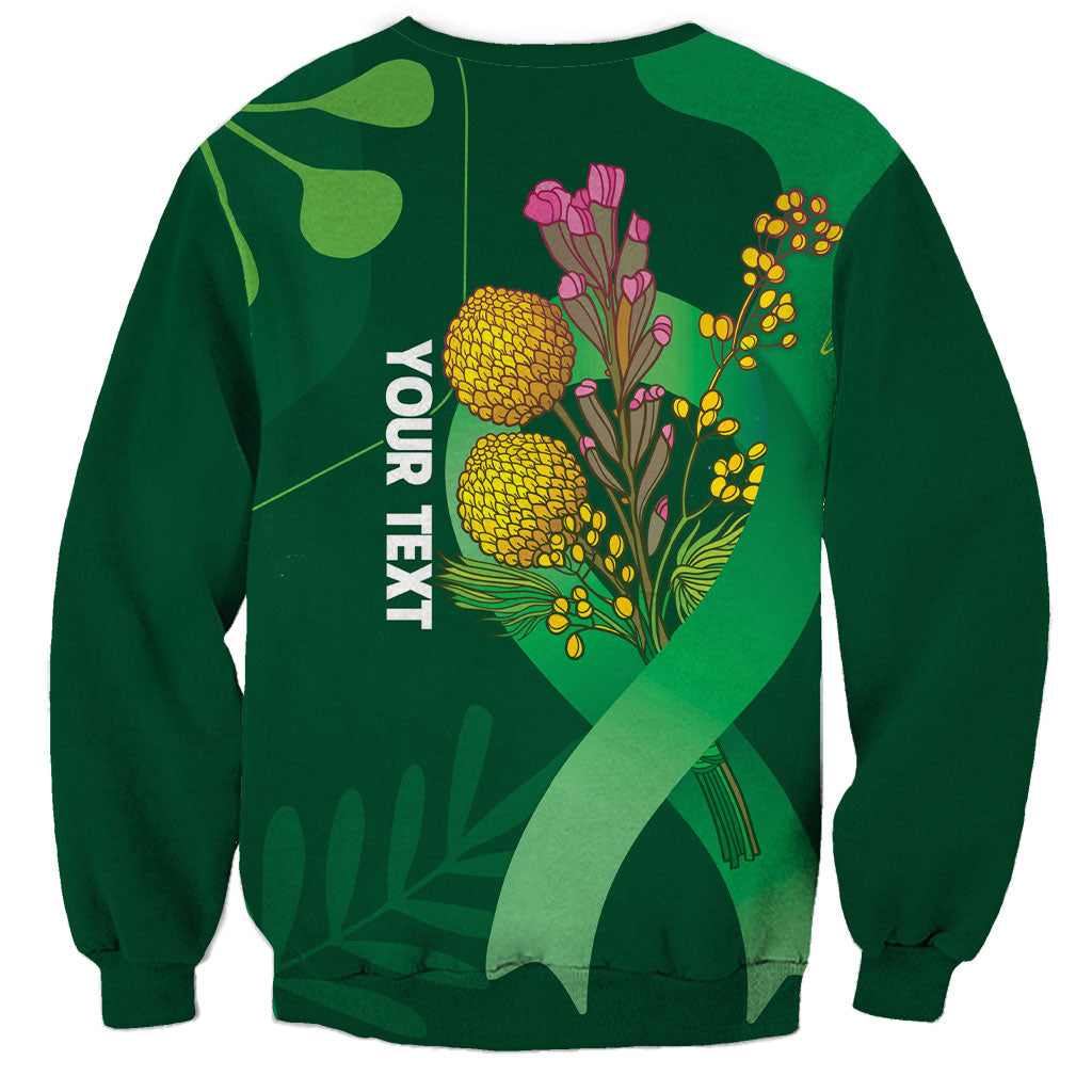 Mental Health Awareness Personalised Sweatshirt Pain Real But So Is Hope