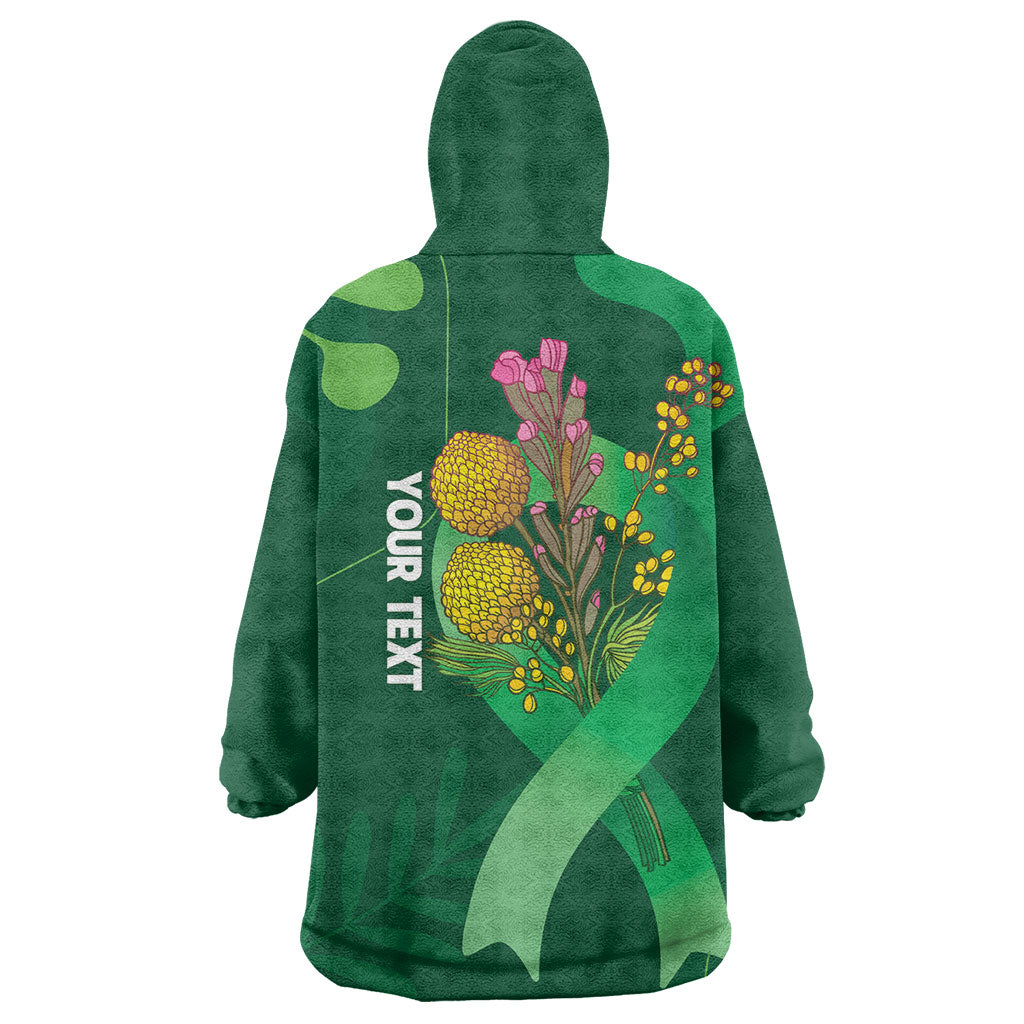 Mental Health Awareness Personalised Wearable Blanket Hoodie Pain Real But So Is Hope