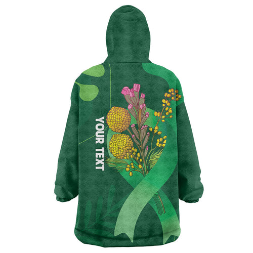 Mental Health Awareness Personalised Wearable Blanket Hoodie Pain Real But So Is Hope