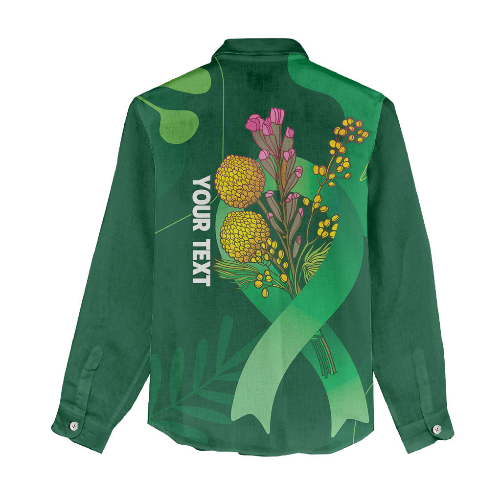 Mental Health Awareness Personalised Women Casual Shirt Pain Real But So Is Hope